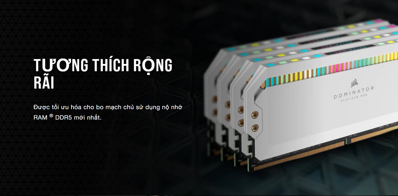 Ram Desktop Corsair DOMINATOR PLATINUM RGB Black