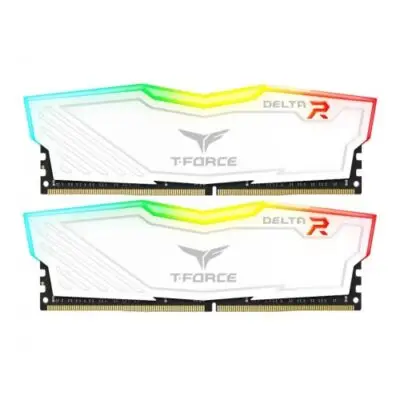 Ram TEAMGROUP T-Force DELTA RGB 8GB DDR4 3200MHz – White