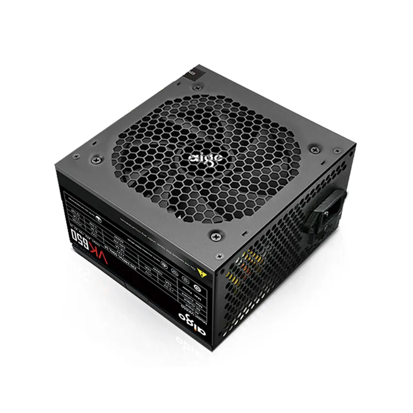 Nguồn máy tính AIGO VK650 - 650W (80 Plus/ Active PFC/ Single Rail)