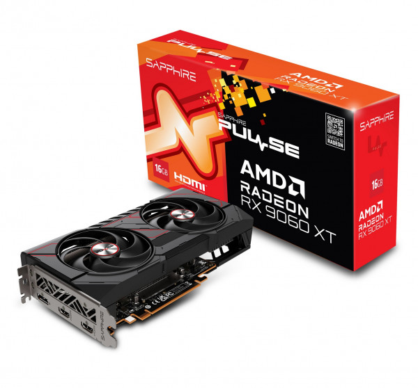 Card Màn hình SAPPHIRE PULSE AMD Radeon RX 9060 XT GAMING  OC 16GB
