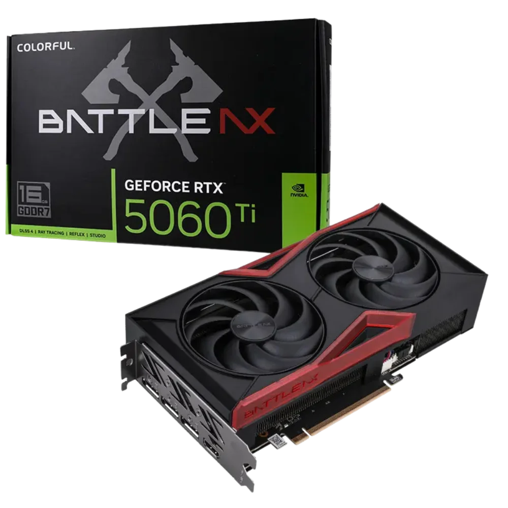 Card đồ họa Colorful GeForce RTX 5060 Ti Battle AX DUO 16GB-V