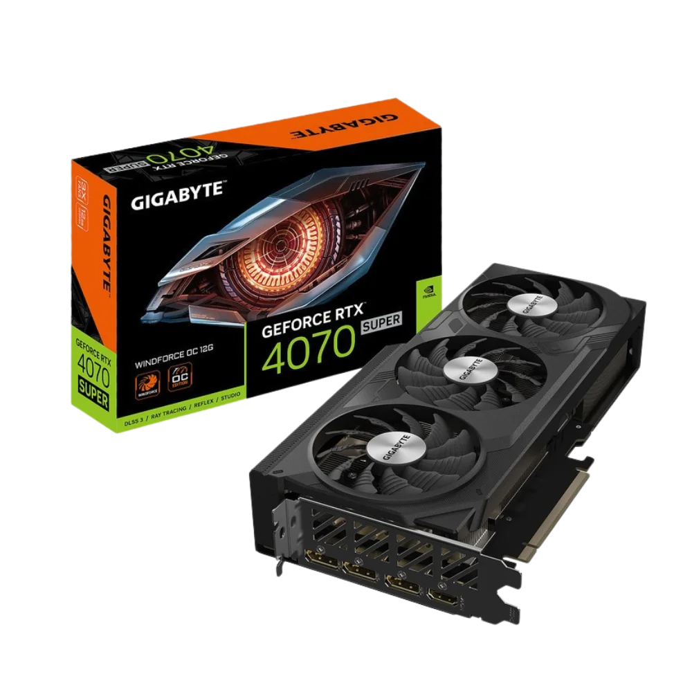Card màn hình Gigabyte RTX 4070 SUPER WINDFORCE OC-12G