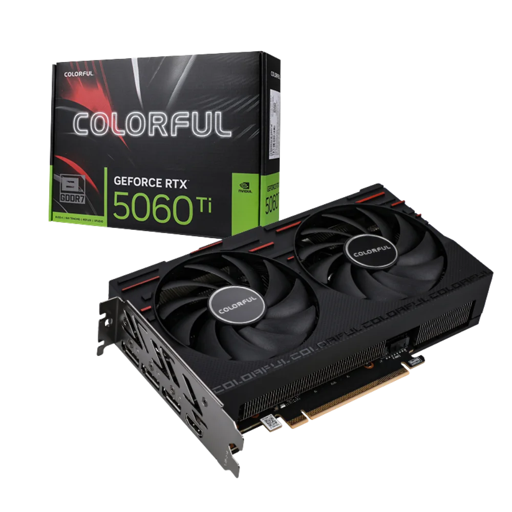 Card màn hình Colorful GeForce RTX 5060 Ti Gaming DUO 8GB-V