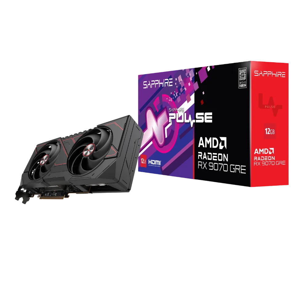 Card màn hình SAPPHIRE PULSE AMD RADEON RX 9070 GRE GAMING 12GB