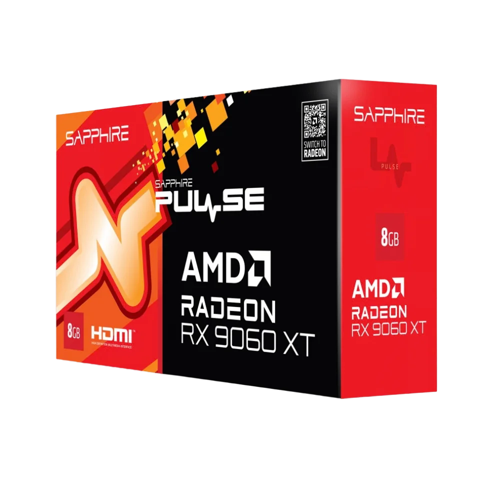 Card màn hình SAPPHIRE PULSE AMD RADEON RX 9060 XT GAMING OC 16GB