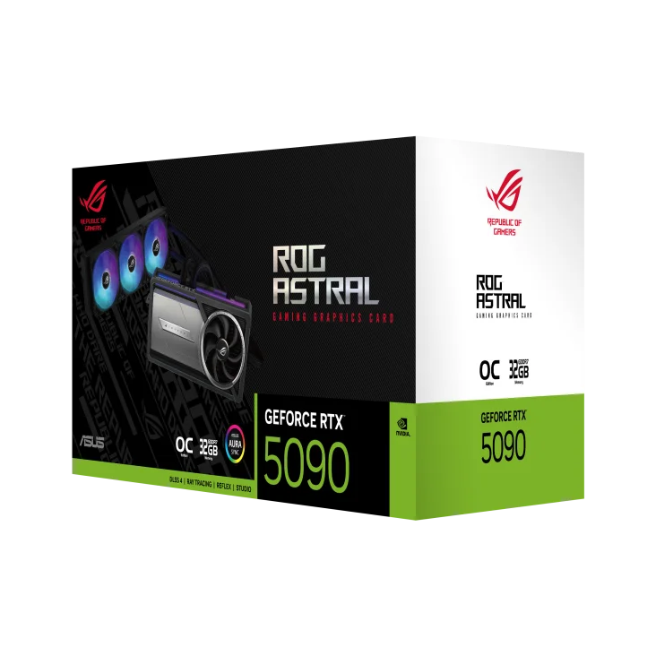 Card màn hình ASUS ROG Astral LC GeForce RTX 5090 32GB GDDR7 OC Edition (ROG-ASTRAL-LC-RTX5090-O32G-GAMING)