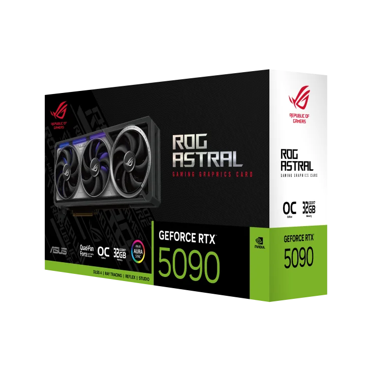 Card màn hình Card màn hình ASUS ROG Astral GeForce RTX 5090 32GB GDDR7 OC Edition (ROG-ASTRAL-RTX5090-O32G-GAMING)