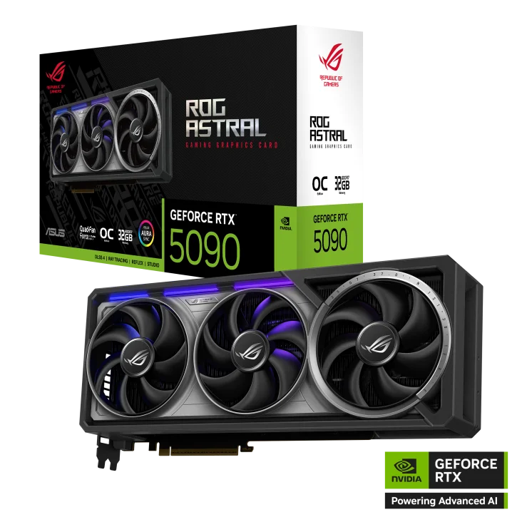 Card màn hình Card màn hình ASUS ROG Astral GeForce RTX 5090 32GB GDDR7 OC Edition (ROG-ASTRAL-RTX5090-O32G-GAMING)