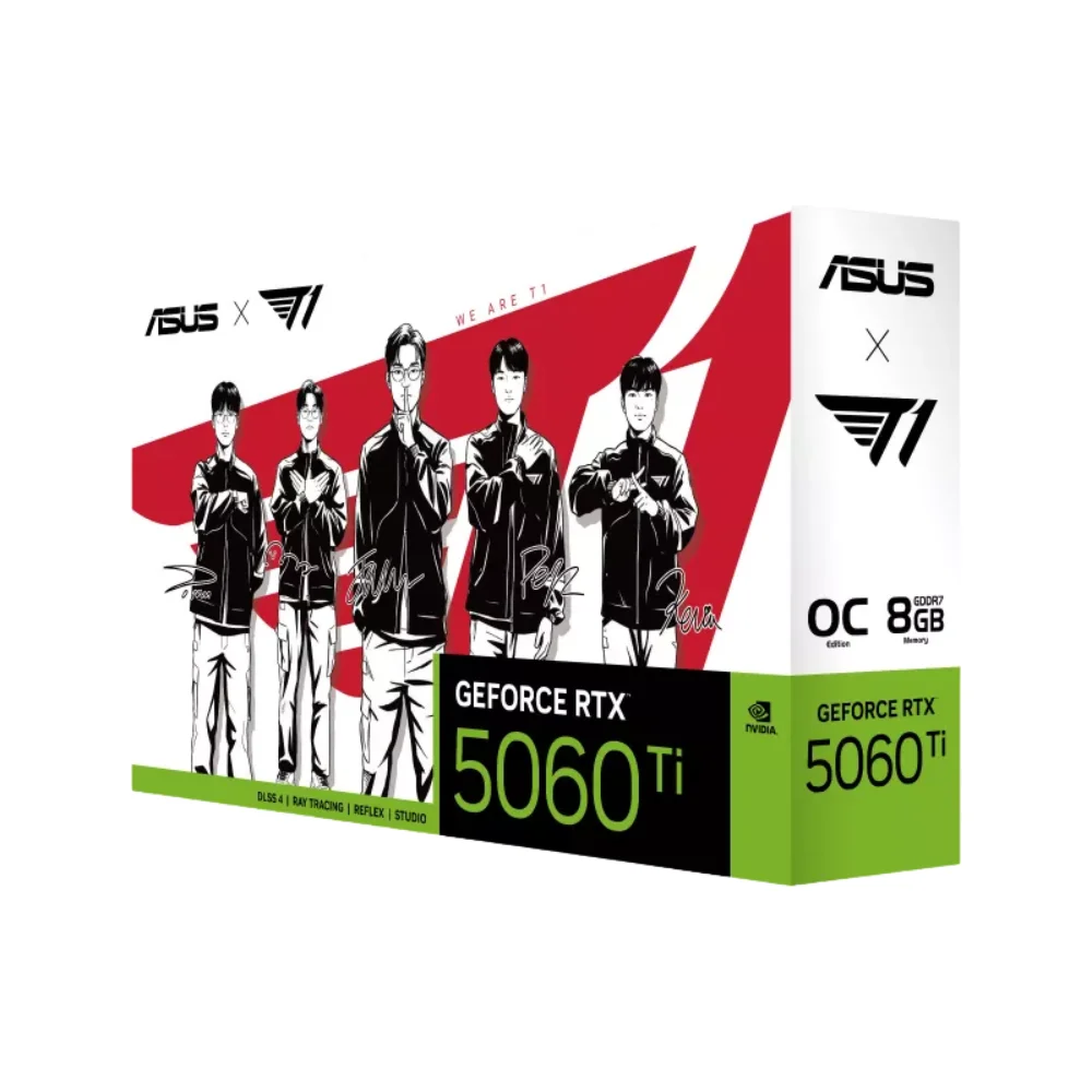 Card màn hình ASUS T1 GeForce RTX 5060 Ti 8GB GDDR7 OC Edition
