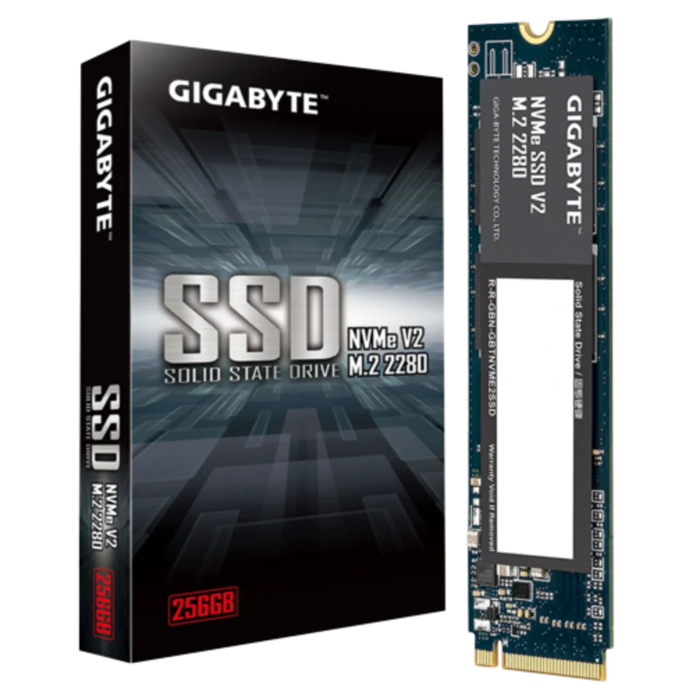 Ổ cứng SSD GIGABYTE 256GB M.2 2280 PCIe Gen 3x4 - G3NVMEV2256G