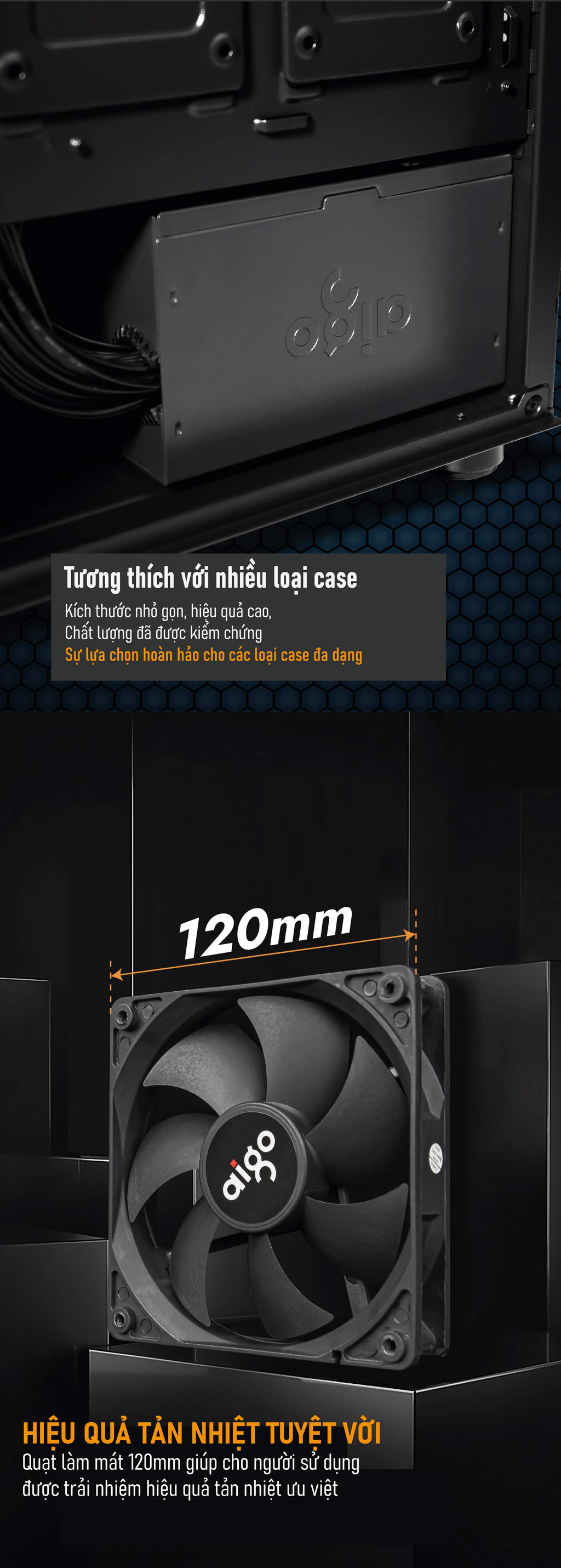 Nguồn máy tính AIGO GB550