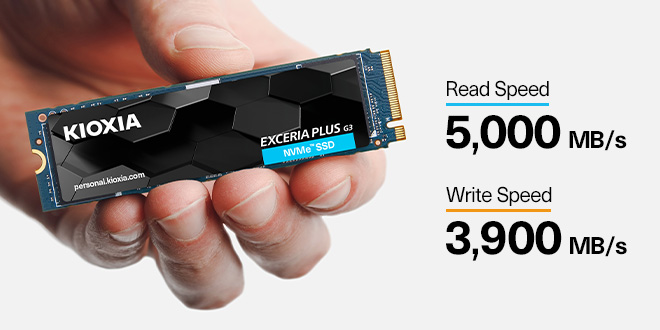 Tay cầm EXCERIA PLUS G3 - NVMe SSD